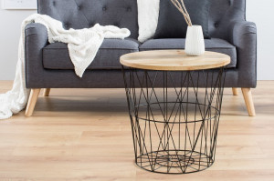 STOC 2 BUC!!! MASUTA DE CAFEA STORAGE 52CM, COD 38007, DESIGN MODERN - Img 1