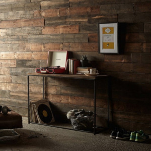 STOC!!! CONSOLA STIL INDUSTRIAL, KALIS, 60X76 METAL SI LEMN - Img 6