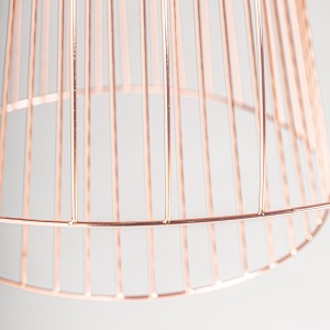 STOC LIMITAT! LUSTRA MODERNA 145CM, DIN METAL, CULOARE CUPRU, DESIGN ART DECO, VICAL HOME - Img 5