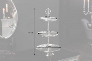 SUPORT, ORIENT 3 ETAJE 46CM, COD 40386, DIN ALUMINIU, ASPECT INDUSTRIAL - Img 7