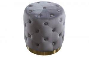 TABURET BAROCK CHESTER GRI INCHIS/AURIU 39242 STIL MODERN - Img 5
