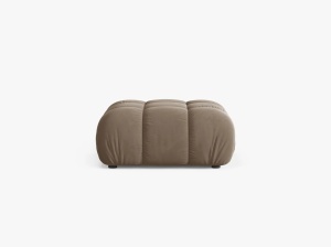 TABURET BELLIS, CAPPUCCINO, CU TAPITERIE DIN CATIFEA BLUVEL, MICADONI