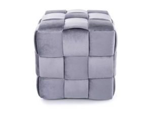 TABURET CASEL VELVET, GRI, TAP 252, CU TAPITERIE DIN CATIFEA, STIL MODERN - Img 2