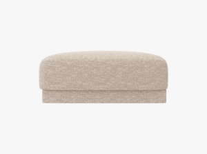 TABURET MILEY, BEJ, CU TAPITERIE DIN TEXTIL CHENILLE EDEN, MICADONI