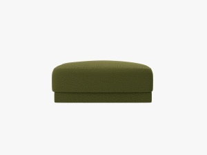 TABURET MILEY, VERDE MASLINIU INCHIS, CU TAPITERIE DIN TEXTIL BOUCLE BALOO, MICADONI