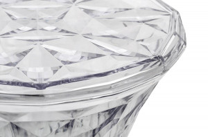 TABURET TRANSPARENT, CONFECTIONAT DIN POLIPROPILENA SOLO STIL MODERN - Img 3