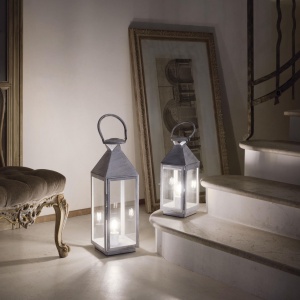 VEIOZA MERMAID TL1 SMALL CROMO STIL INDUSTRIAL IDEAL LUX
