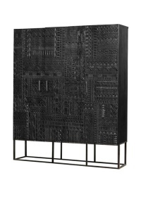 VITRINA LIVING LEMN 120CM, COD 6838, DIN LEMN DE MANGO, ARTIM GROUP SELECTION - Img 2