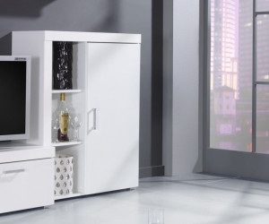 VITRINA LIVING SAMBA REG3 ALBA DESIGN MODERN CM