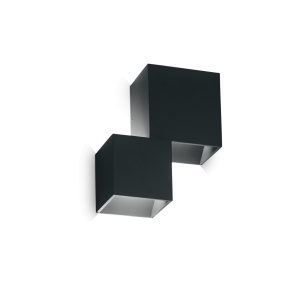 APLICA RUBIK AP2 NERO STIL MODERN IDEAL LUX