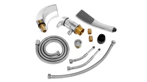 BATERIE CADA REA RIVEN, CROM, DIN ALAMA, CALITATE SUPERIOARA - Img 6