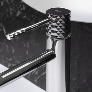 BATERIE PENTRU LAVOAR REA LUNGO DIAMOND CROM, CALITATE SUPERIOARA - Img 3