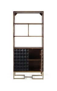 BIBLIOTECA ELEGANTA, COD 1971, 181CM, LEMN DE MANGO SI METAL, ARTIM GROUP SELECTION - Img 3