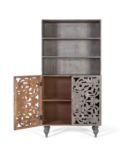 BIBLIOTECA/ORGANIZATOR, 1927, DIN LEMN DE MANGO, SCULPTATE MANUAL, ARTIM GROUP SELECTION - Img 3