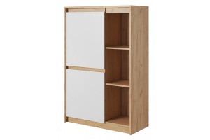 BIBLIOTECA XELO 92,3 ALB/STEJAR AURIU DESIGN SCANDINAV LSK