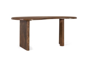 BIROU ELEGANT 172CM, 2194, LEMN DE TEC, MODEL DEOSEBIT, ARTIM GROUP SELECTION - Img 4