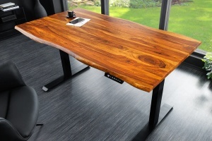 BIROU REGLABIL PE INALTIME, MAMMUT, 160CM, LEMN DE MANGO SI METAL, ARTIM GROUP SELECTION - Img 5
