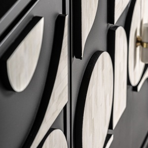 BUFET ATHY 160CM, DIN FURNIR DIN LEMN, MDF SI METAL, DESIGN CONTEMPORAN, VICAL HOME - Img 6