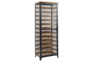 BUFET, BODEGA 185CM, LEMN DE BRAD CU CADRUL DE METAL, ARTIM GROUP SELECTION - Img 6