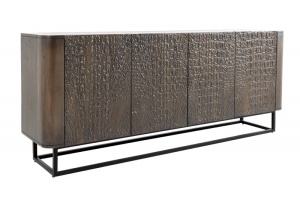BUFET/ COMODA 177CM, DIN LEMN MASIV DE MANGO SI METAL, REALIZAT MANUAL, ARTIM GROUP SELECTION - Img 2