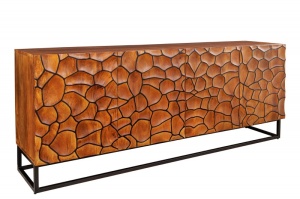 BUFET/COMODA LIVING 177CM, VULCANO, LEMN DE MANGO SI CADRUL DIN METAL, ARTIM GROUP COLLECTION - Img 1