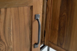 BUFET LIVING 140CM, COD 1457, DIN LEMN DE TEC SI METAL, ARTIM GROUP SELECTION - Img 6