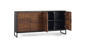 BUFET LIVING 170CM, COD 1471, DIN LEMN DE MANGO/TRANDAFIR SI METAL, ARTIM GROUP SELECTION - Img 4