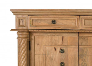 BUFET LIVING 200CM, CULOARE NATUR, LEMN DE MANGO, GINER Y COLOMER - Img 7