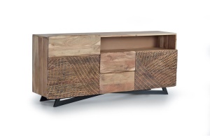 BUFET LIVING, ARTIM 1091, DIN LEMN DE SALCAM, SCULPTAT MANUAL, ARTIM GROUP SELECTION