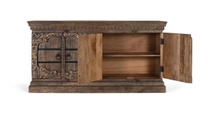 BUFET LIVING DEOSEBIT, COD 2154, DIN LEMN DE MANGO, ARTIM GROUP SELECTION - Img 2