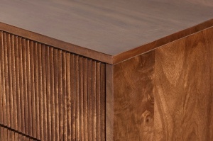 BUFET LIVING, MADISON 180CM, REALIZAT DIN LEMN DE MANGO, CULOARE NATUR/AURIU, ARTIM GROUP - Img 3