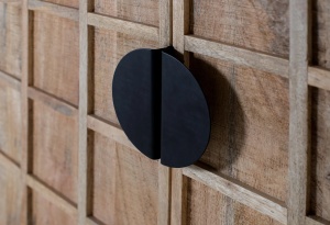 BUFET LIVING MONTEPULCIANO 175CM, DIN LEMN DE MANGO, CULOARE NATUR, ARTIM GROUP SELECTION - Img 6