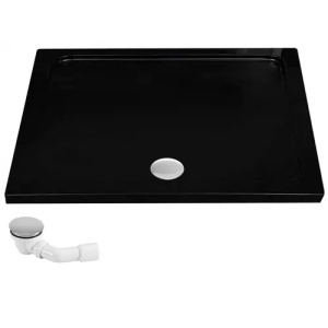 CABINA DE DUS CONCEPT 80X100, NEAGRA, CU CADITA SAVOY NEAGRA, CALITATE SUPERIOARA - Img 5
