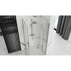 CABINA DE DUS MOLIER 80X90, CROM, CALITATE SUPERIOARA - Img 3