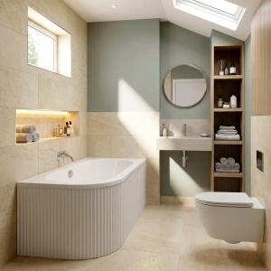 CADA BAIE ORION STRIPE DREAPTA 150 CM, DIN ACRIL, CALITATE SUPERIOARA - Img 6