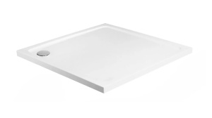 CADITA DE DUS REA SAVOY, 80x80 CM, ALB, DIN ACRIL, CALITATE SUPERIOARA - Img 4