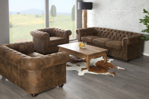 CANAPEA 2 LOCURI, MARO ANTIC STIL ENGLEZESC, CHESTERFIELD, DESIGN VINTAGE, ARTIM GROUP SELECTION - Img 3