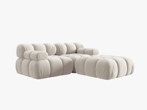 CANAPEA BELLIS, 3 LOCURI, 188 CM, DIVERSE CULORI SI MATERIALE, DESIGN DEOSEBIT - Img 5