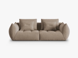 CANAPEA BLOOM, 3 LOCURI, 232 CM, DIVERSE CULORI SI MATERIALE, DESIGN DEOSEBIT - Img 5