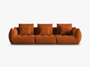 CANAPEA BLOOM, 4 LOCURI, 332 CM, DIVERSE CULORI SI MATERIALE, DESIGN DEOSEBIT - Img 3