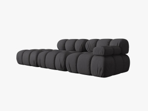 CANAPEA/COLTAR MODULAR BELLIS STANGA, 3 LOCURI, 282 CM, ESPRESSO 15, TAPITERIE DIN CATIFEA 3D, DESIGN DEOSEBIT - Img 4