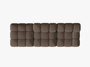 CANAPEA/COLTAR MODULAR BELLIS STANGA, 3 LOCURI, 282 CM, MARO 40, TAPITERIE DIN CATIFEA 3D, DESIGN DEOSEBIT - Img 4