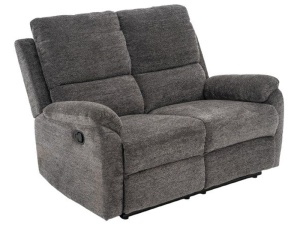 CANAPEA CONFORTABILA SPENCER 2 RAVEN, TAPITERIE DIN TEXTIL, GRI 15, CU FUNCTIE DE RABATARE A SCAUNELOR, STIL MODERN