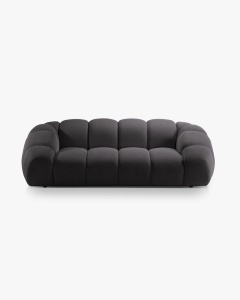 CANAPEA CU 3 LOCURI DIANA, ESPRESSO, 234X114 CM, TAPITAT CU TAPITERIE DIN TEXTIL 3D SONIC, MICADONI - Img 2