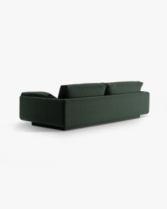 CANAPEA CU 3 LOCURI, TORINO, 220X103, VERDE MUSCHI, CU TAPITERIE DIN TEXTIL STRUCTURAT WIND, MICADONI - Img 4