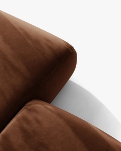 CANAPEA CU 4 LOCURI, OPHELIA, MARO, 257 CM, CU TAPITERIE DIN TEXTIL CATIFEA VENUS, MICADONI - Img 6