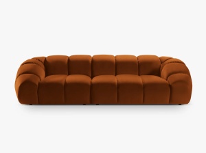 CANAPEA DIANA, 4 LOCURI, 294 CM, DIVERSE CULORI SI MATERIALE, DESIGN DEOSEBIT - Img 13