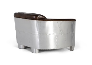 CANAPEA DIN PIELE, COD 2213, DIN PIELE SI ALUMINIU, DESIGN AVIATOR, ARTIM GROUP SELECTION - Img 3