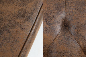 CANAPEA EXTENSIBILA,220CM, TAPITAT IN PIELE ECO, MARO ANTIC, ARTIM GROUP SELECTION - Img 5