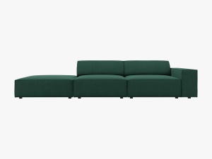 CANAPEA JODIE, STANGA, 3 LOCURI, 262 CM, DIVERSE CULORI SI MATERIALE, DESIGN DEOSEBIT - Img 5